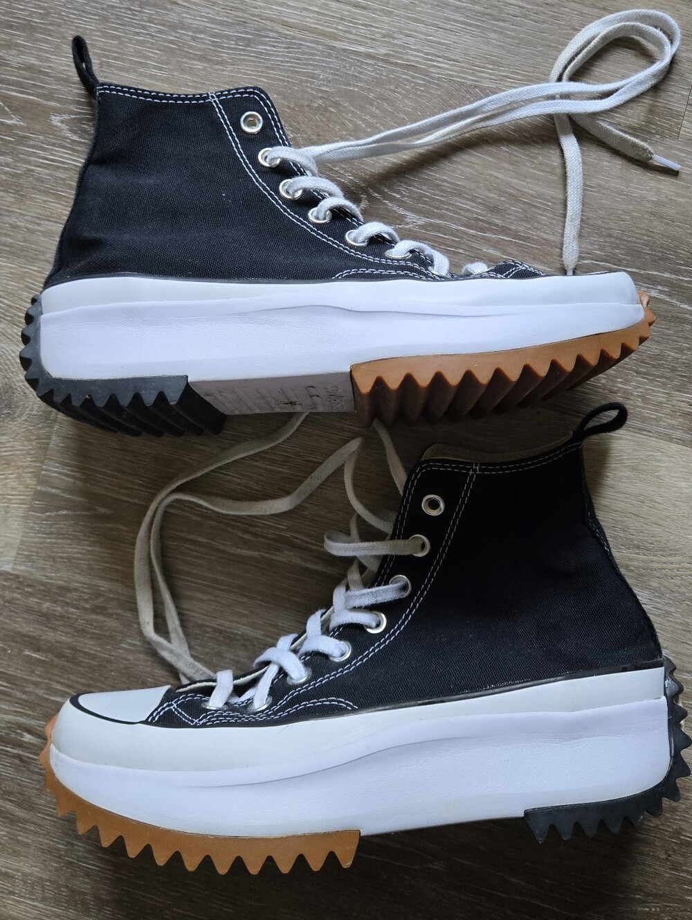 Converse Run Star Hike Platform Sneakers Womens Size 9.5/mens 8 - Picture 3 of 5